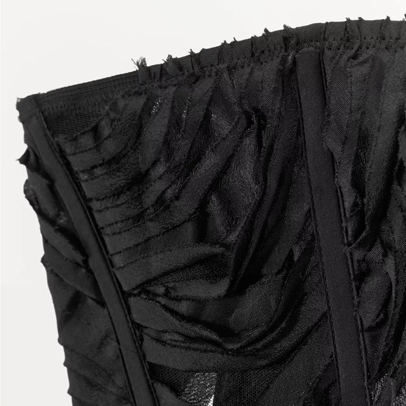 ZARA LIMITED EDITION SEMI-STRUCTURED CORSET TOP - Picture 3 of 11